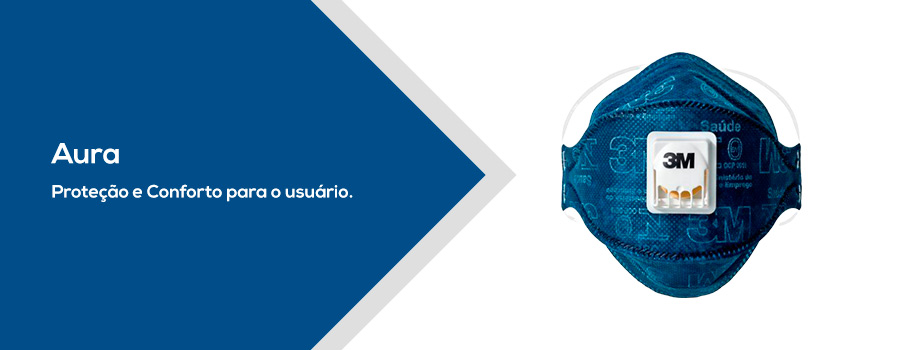 Respirador Descartável 3M Aura