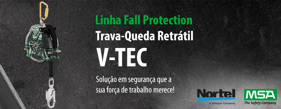 Trava-Queda Retrátil V-TEC