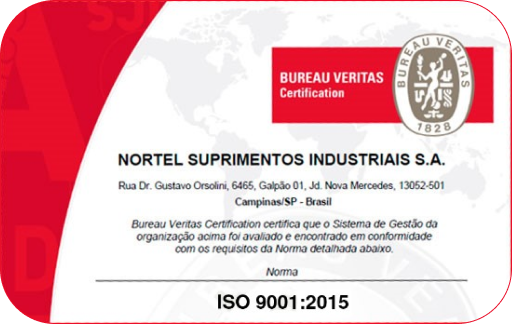 Somos pioneiros na certificação ISO 9001:2015